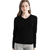 Chanyarn 100% Pure Cashmere Women's Sweater 2025 Fall Winter V-Neck Long Sleeve Warm Soft Seamless Knit Sweater