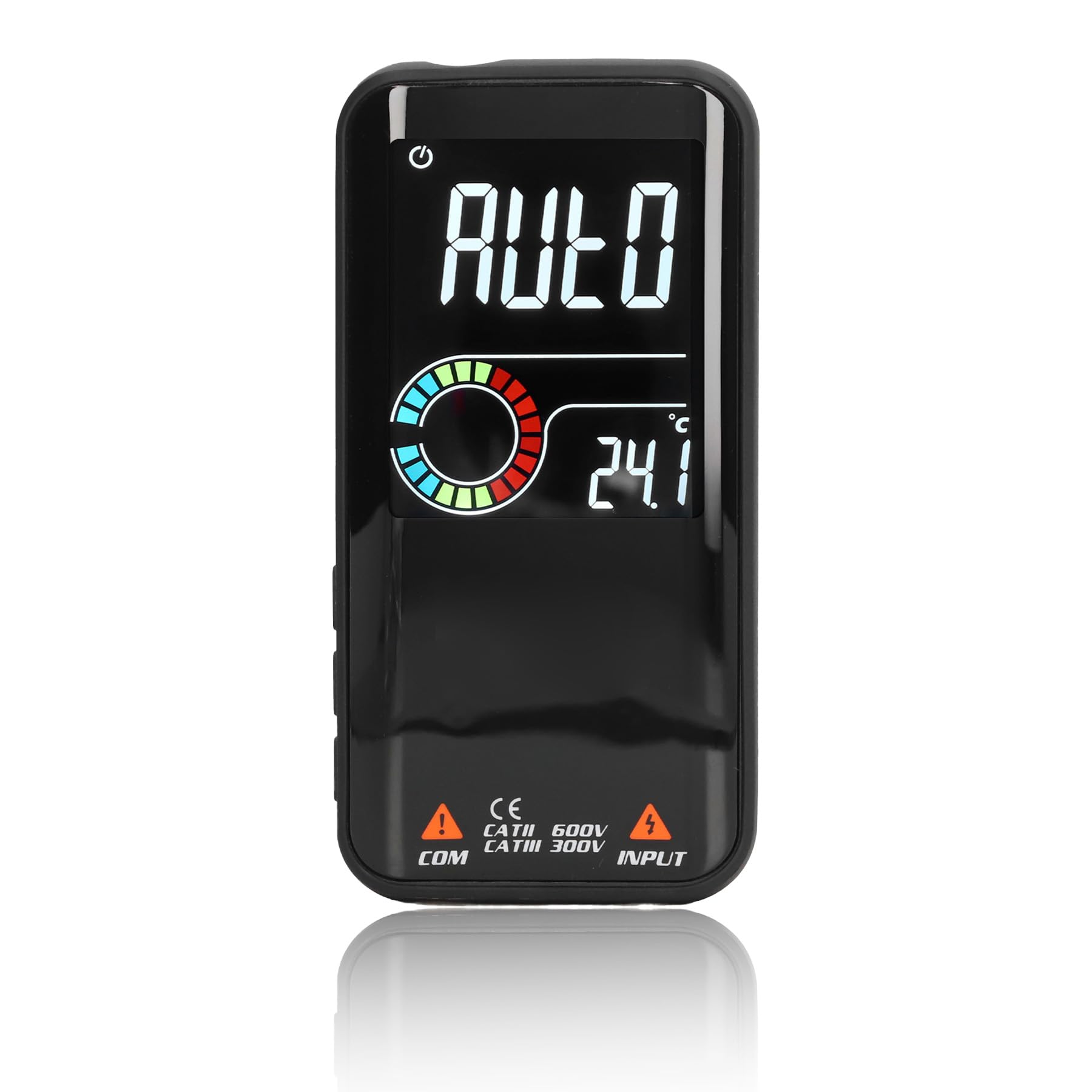 FLEXMAN Rechargeable Digital Multimeter, High Resolution Large Color LCD Screen Portable Auto Mode Multifunctional Analyzer for Capacitance Test, Diode Test, Continuity Test