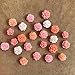 Temoyj Push Pins 24 Pcs,Decorative ThumbTacks for CorkBoard,Feature Wall, Office Organization or Home