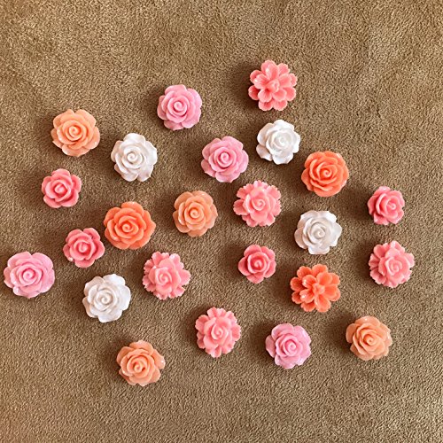 24Pcs Decorative Push pins,Cork Board Tacks,Bulletin Board Tacks,Thumb Tack Decorative for CorkBoard, Office Organization or Home (Pink) - Thumbnail 2