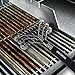 Grill Brush, Pesoca BBQ Cleaning Tools 18'' Bristle Free Barbecue & Grilling Accessories with Storage Bag, Safe Grill Cleaner for Porcelain Barbecue Grates, Stainless Steel, and Iron (18