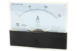 uxcell Analog Current Panel Meter DC 0-150A 44C2/150A Ammeter for Automotive Circuit Testing Charging Battery Ampere Tester G