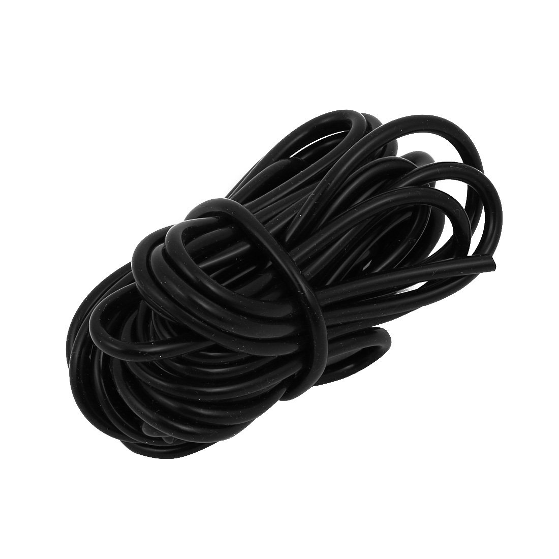 sourcing map 2.3mm x 4mm Dia High Temp Resistant Silicone Tube Hose Rubber Pipe Black 5M Long