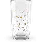 Tervis Sandstone Collection Made in USA Double Walled Insulated Tumbler Travel Cup Keeps Drinks Cold & Hot, 16oz, Speckled Stone
