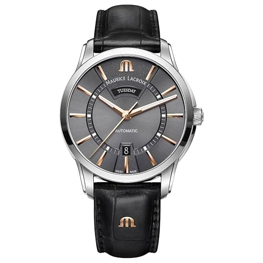 MAURICE LACROIX Schweizer Automatikuhr Pontos Day Date PT6358-SS001-331-1