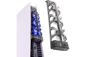 NANANINO PS5 Cooling Fans, Playstation 5 Cooling Fan Compatible with PS5 Discs Edition and Digital Edition (NOT for PS5 Slim/PS5 Pro)