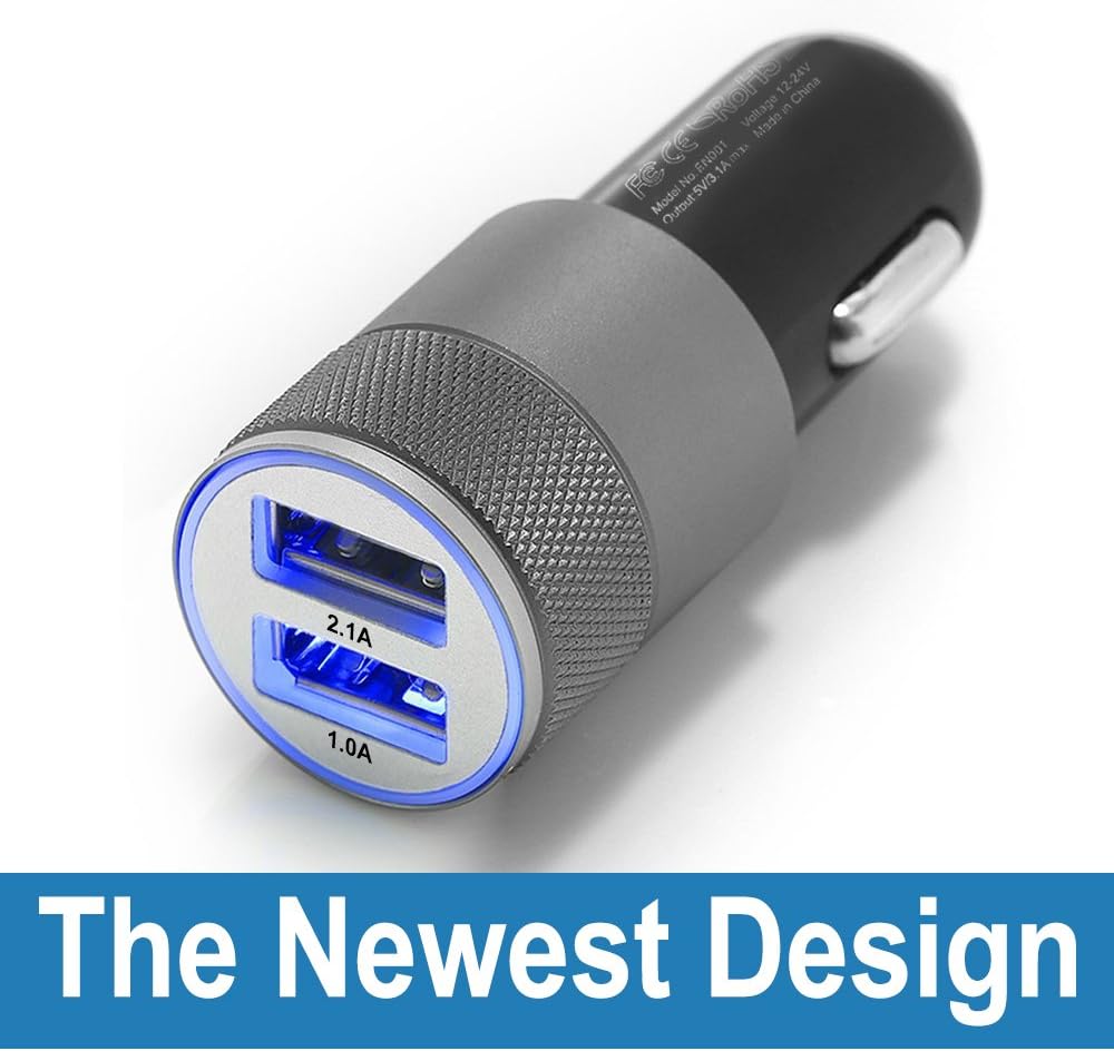 Car Charger the Newest Design Dual USB car chargers Masasei Portable Travel Rapid Chargers Auto Adapter Premium 12v Car Battery Charger