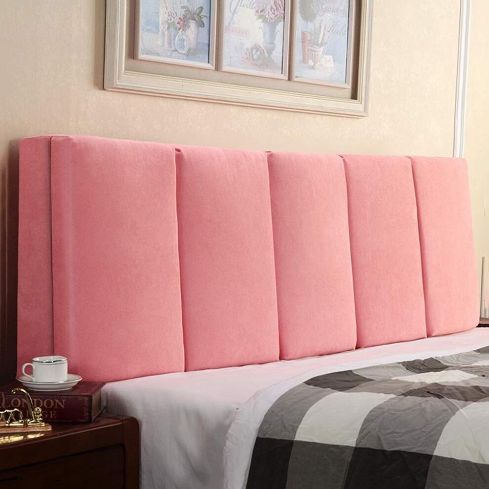 Pink さいず サイズ 180x55x5cm 色 180x55x5cm Pink Liangliang クッションベッドの 背もたれベッド背もたれクッション余分な耐久性洗濯可能な快適な布 6色 6サイズ B07kmfdm5p ピロー 枕 激安商品
