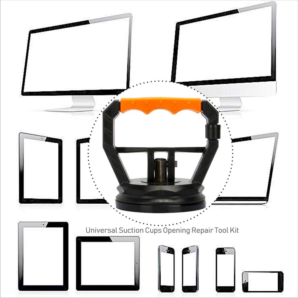 Heavy Duty Suction Cup, TEKPREM 2 Pack Suction Cups Removal Repair Tool Kit for iMac,Laptop,Computer,iPhone, Camera and Other LCD Screens or Glass Replacement