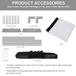 Projector Screen with Stand 120 inch Portable