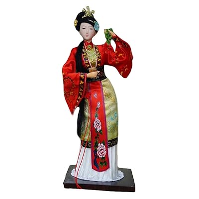 Traditional Chinese Art Silk Figurine Doll Shi Kuwait Ubuy