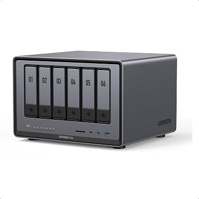 NASync DXP6800 Pro 6 Bay NAS für Teams und Unternehmen (ohne HDD)