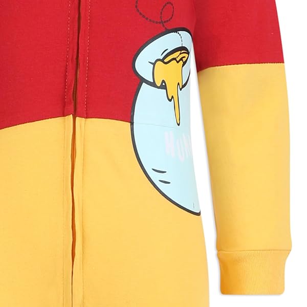 DISNEY WINNIE THE POOH AND TIGGER BOYS COSTUME ZIP UP HOODED COSPLAY COVERALL FOR INFANT BABY AND TODDLER