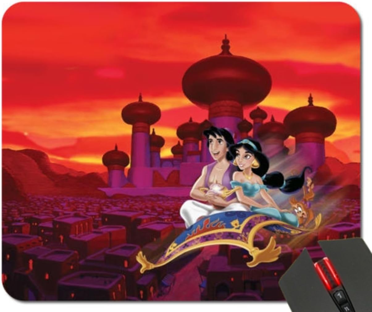 Disney Aladdin Customized Print Rectangle Diy Mouse Mat Pad Mousepad