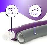 Just Be Weighted Hula Hoop 1.4kg Purple Grey Fitness Hoop for Adults view 5