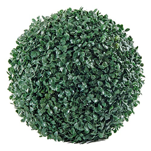 VERDELOOK Evergreen® Greenball Deauville 28x28 cm, hoja de boj, decoración de jardín
