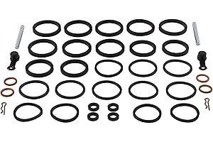 All Balls Racing 18-3113 Caliper Rebuild Kit Front Compatible with/Replacement for Kawasaki ZX 12R Ninja (ZX 1200B) 2002-2003