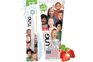 PEAK ESSENTIALS THE ORIGINAL TUNG BRUSH Tongue Scraper for Kids, Kids Tongue Cleaner Kit, Childrens Tongue Cleaner, Childs Tongue Scrubber, Fight Bad Breath, Made in USA (Set of 1)