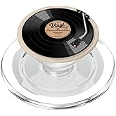 Vinyl Record Player Vinyl Collector Retro Music Lover PopSockets PopGrip for MagSafe