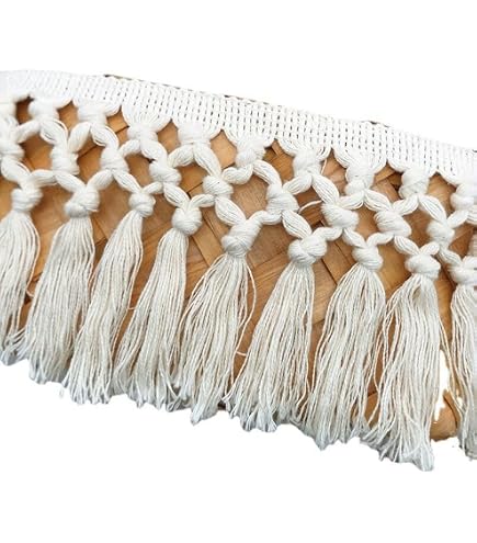 DÉCOPRO 1 3/4 Long (4cm) Baroque Collection Decorative Brush Fringe Trim (0175BB) Garden Beige Multicolor #6939 (Light Beige Olive Green Light Gold) Sold by The Yard (36/3 ft/0.9m