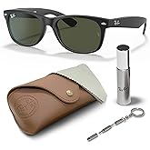 Ray-Ban RB2132 NEW WAYFARER CLASSIC Square Shaped Sunglasses for Men & Women with Official RAYBAN Eyewear Kit