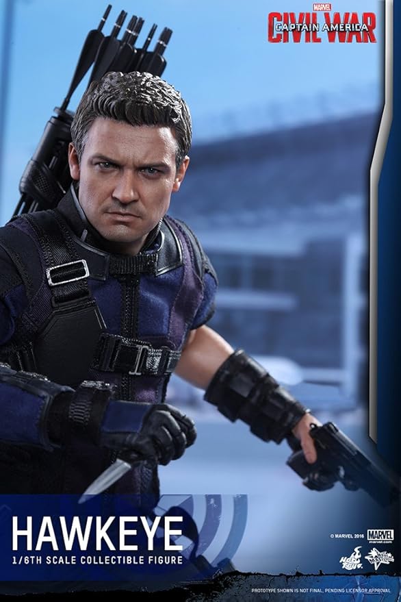 hot toys hawkeye civil war
