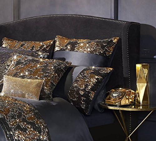 KYLIE MINOGUE ZITA PETROL SATIN 200TC HOUSEWIFE PILLOWCASE