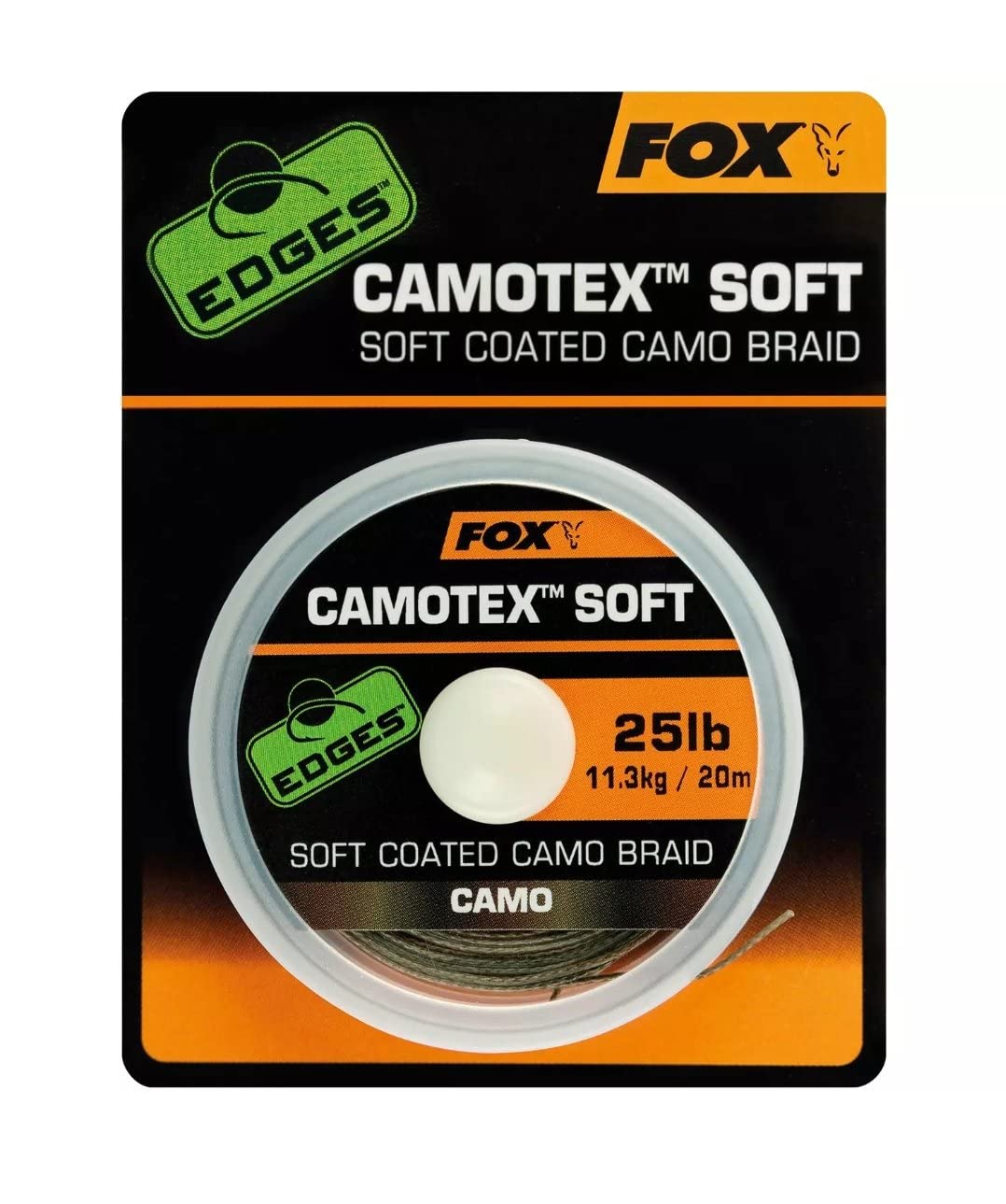 Camotex Fox Edges Soft Coated Camo Braid 35lb 20m