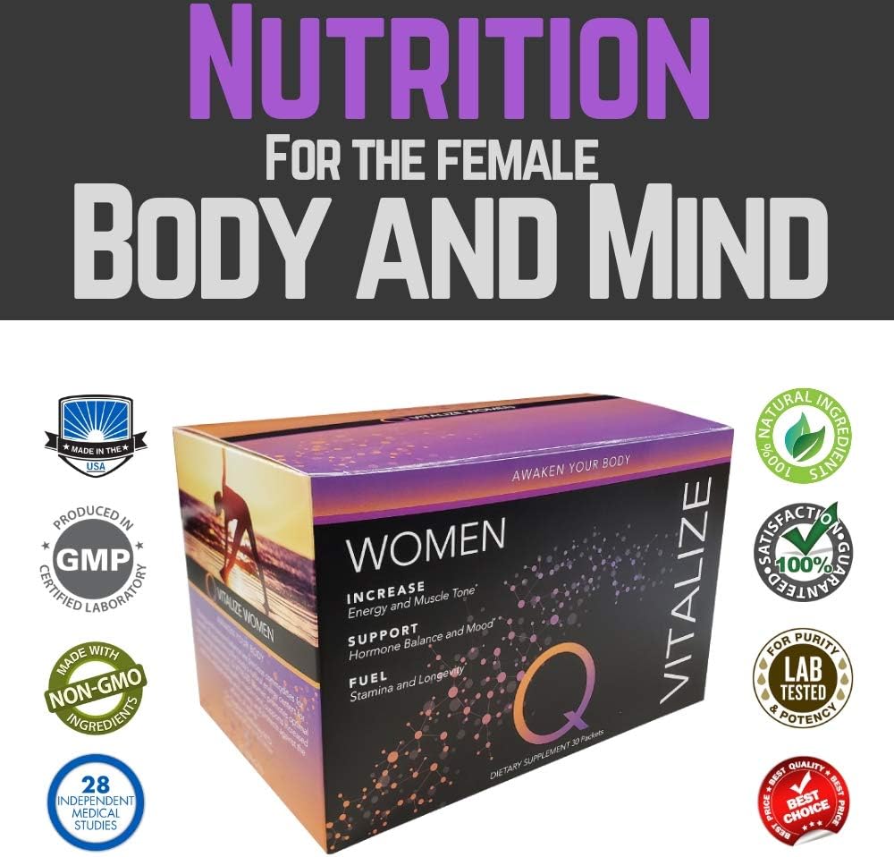 Q Vitalize Women Q Sciences Natural Energy Booster Amino Acid