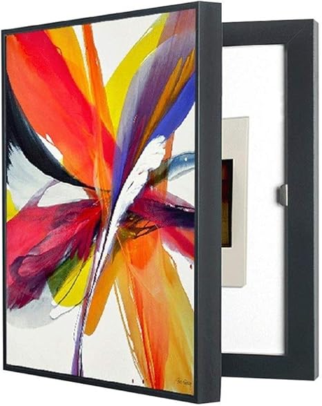 Abstract Art Minimalist Flip Cover Electric Meter Box Decorative