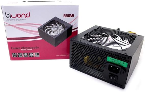 Biwond Ps50B - Fuente de alimentación PC, Color Plata: Amazon.es: Electrónica