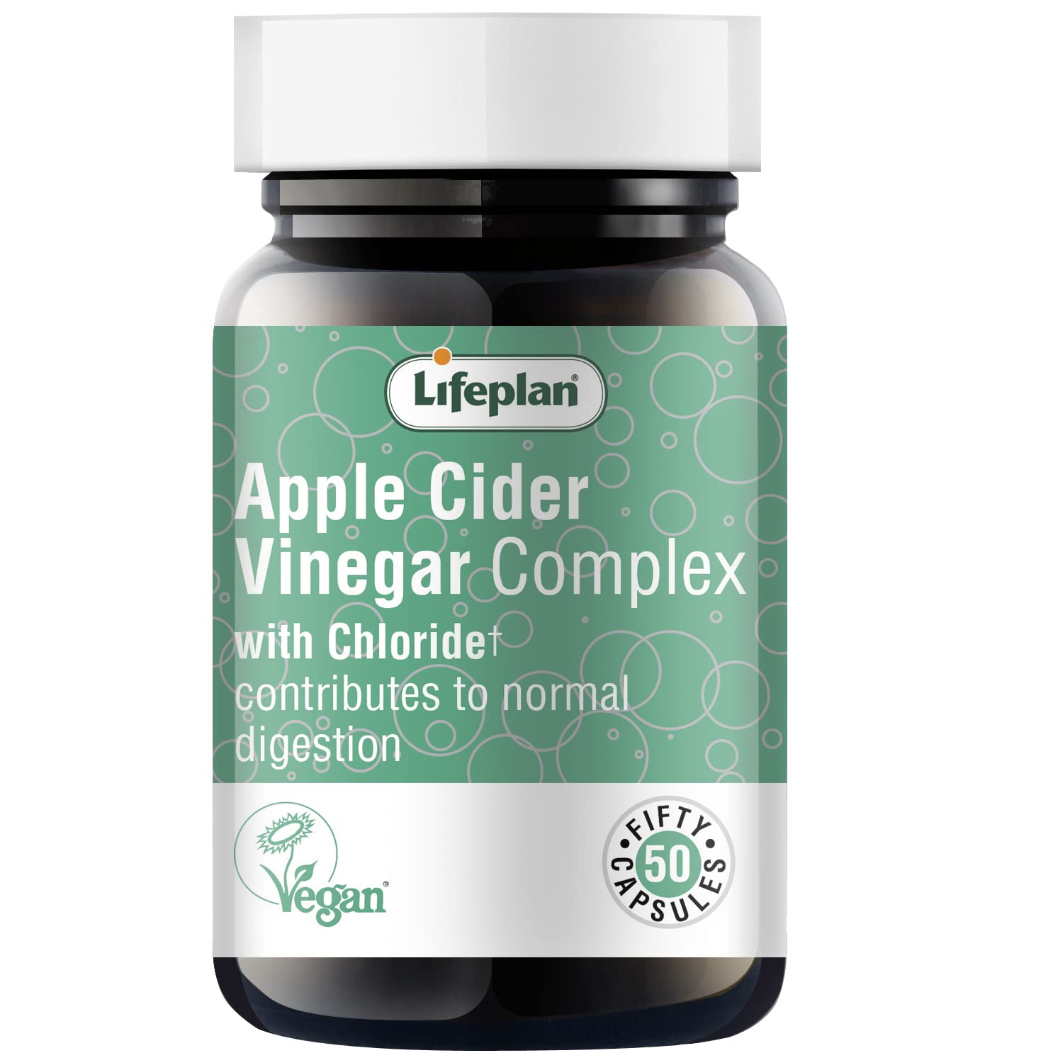 Lifeplan Apple Cider Vinegar Complex Capsules x 100. Award Winning Product. with sea kelp, Dandelion & Burdock