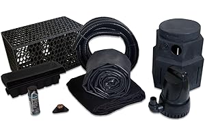 HALF OFF PONDS Pond Free Cascade 4100 Waterfall Kit with MatrixBlox, 10' x 20' EPDM Liner and 4,100 GPH Pump - PMDPB8