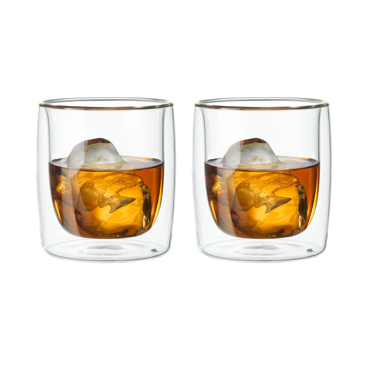 ZWILLING Double Wall Whisky Glass 266ml Set of 2