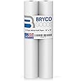 Bryco Goods 18” x 75’ (900″) Kraft Paper Roll - Pack of 2 - Ideal for Paints - Wall Art - White Easel Paper - Drawing Art Paper - Bulletin Board Paper - Gift Wrapping Paper - Kids Crafts - Made in USA