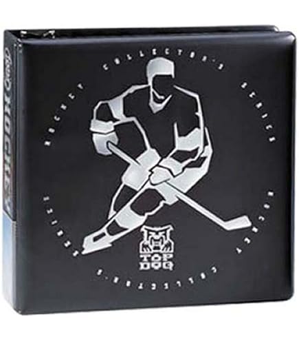 Ultra Pro 3-Ring D-Ring Hockey Card Album – Blue, Holds Trading Cards, No PVC, Acid-Free