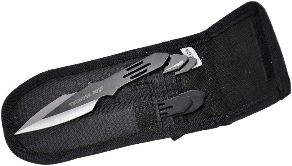 Aeroblades 6PC 5.5" Throwing Knife Set with Pouch