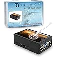 Treedix 3.5 inch TFT Touch Screen Module 320x480 Resolution LCD Display Compatible with Raspberry Pi 4B/3B/3B+ with Touch Pen ABS Case and Cooling Fan Compatible with Raspberry Pi 4B