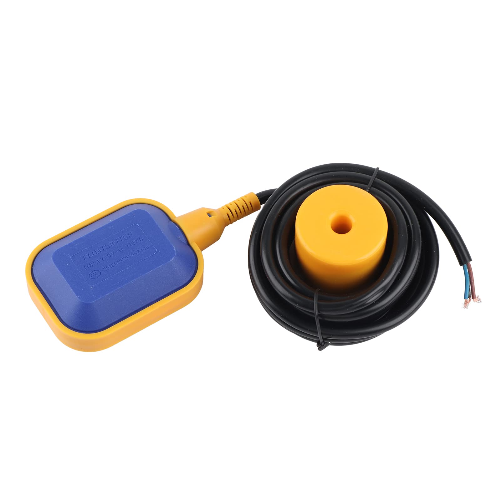 Cable Type Float Switch 6.23ft (12.14ft) Cable Liquid Fluid Water Level Controller Sensor, Septic System, Sump Pump, Water Tank(4m)