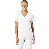 WonderWink Women's Flex-Back Stylized V-Neck Top