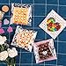 Whaline 400 Pieces Valentine Cellophane Bags Love Heart Printed Cookie Treat Bag Red Pink Heart Self-Adhesive Candy Packing Clear Plastic Gifts Goodies Party Favor, 4 Style