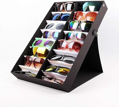 Amazon Co Jp メガネ サングラス 収納ケース サングラスディスプレイケースメガネハンドホールディングボックスサングラス アイウェアディスプレイ収納ケーストレイ アクセサリー 小物 収納 ホーム キッチン