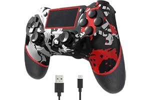 SZYUYU 【Upgraded】 Wireless Controller for Ps4 Romote Compatible with Ps4/Slim/Pro/Windows PC, Controller for Ps4 with 3.5mm A