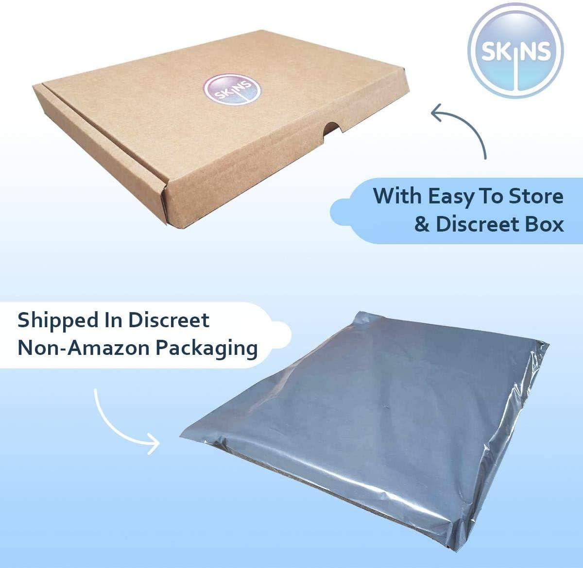 Skins Extra Large XL Condoms - Natural Latex Extra Large Condom; pre lubed for Comfort - 24 Pack (Discreetly Packed in Jiffy Bag) - Image 3