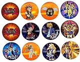 12 Yu-Gi-Oh Custom Edible Cupcake or Cookie Toppers (Wafer/Rice Paper)
