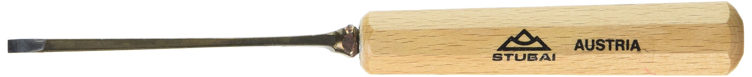 Stubai 520103 Type 1 with Wooden Handle Woodcarving Chisel, Gold/Beige, 3 mm