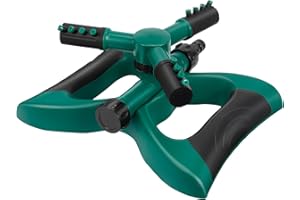 UNIFUN Sprinkler for Yard, Rotating Water Garden Sprinkler for Large Area Coverage, Lawn and Yard Sprinklers