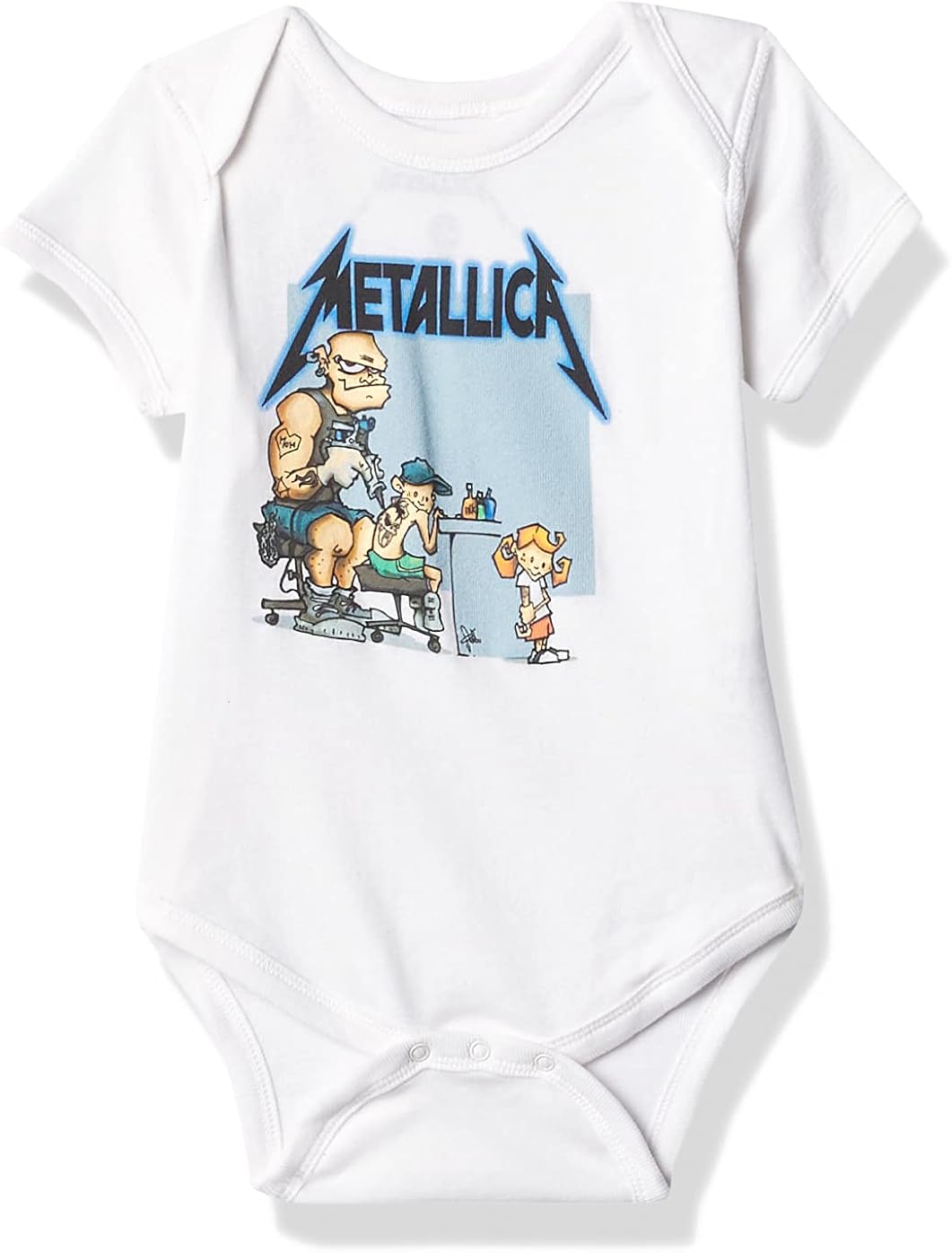 Metallica unisexbaby Baby Inked Onesie Bodysuit