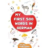 My first 500 words in German: An English-German bilingual visual dictionary with illustrated words on everyday themes - A picture book to learn German for kids, teens, and beginner adults