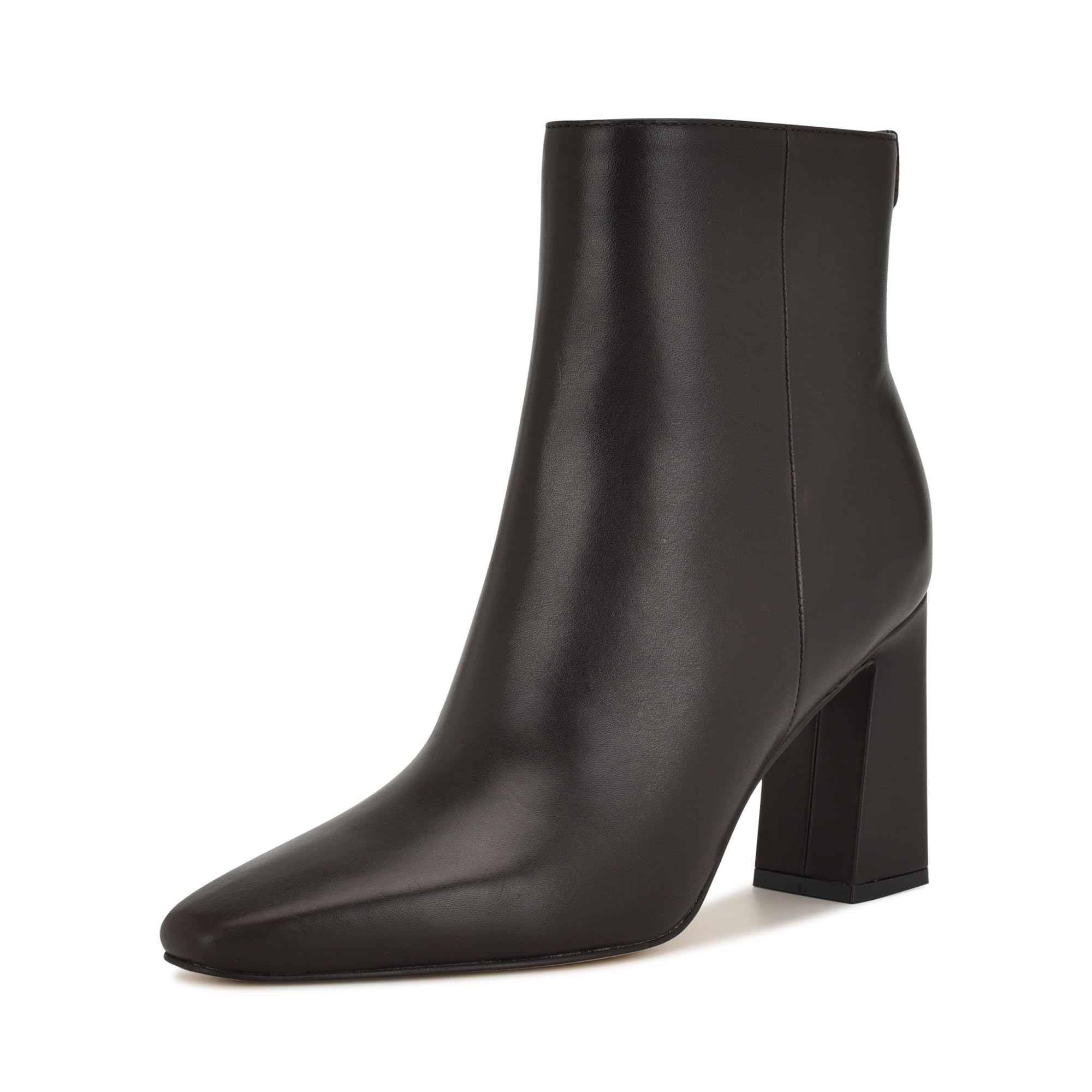 Nine West Women’s Reraye Bootie, Dark Brown Leather 200, 8